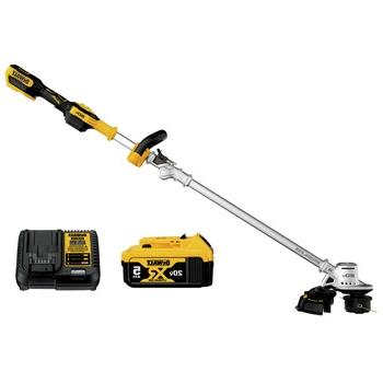 修剪 |工厂修复Dewalt DCST922P1R 20V MAX锂离子无绳14英寸. 折叠线绳修剪器套件(5 Ah)